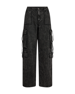 CMJENNI - HØJTALJEDE JEANS I SORT