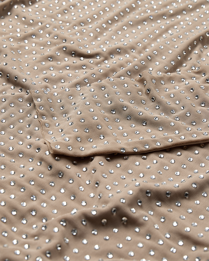 CMSTORNO - T-SHIRT MED STEN I BEIGE