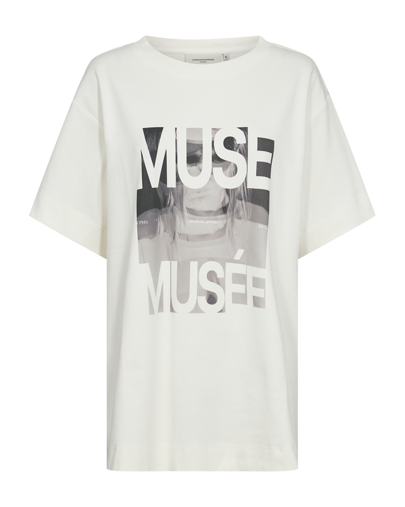 CMMUSE - T-SHIRT I RÅHVID
