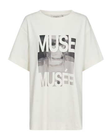 CMMUSE - T-SHIRT I RÅHVID