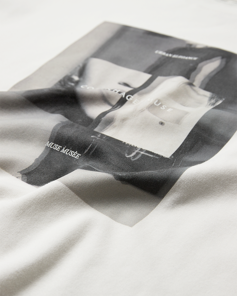 CMMUSE - T-SHIRT I RÅHVID