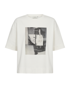 CMMUSE - T-SHIRT I RÅHVID