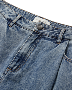 CMJEYCCE - HØJTALJEDE JEANS I BLÅ