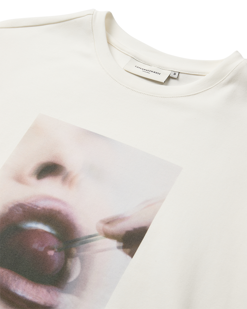 CMMUSE - T-SHIRT I HVID