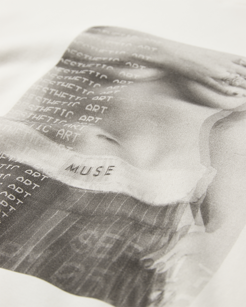 CMMUSE - T-SHIRT I HVID
