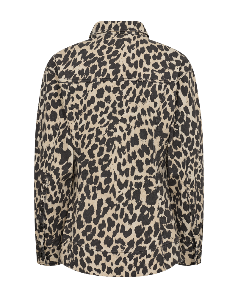 CMLEORA - DENIMSKJORTE I LEOPARD