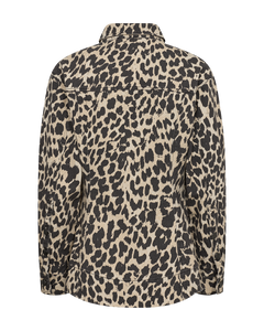 CMLEORA - DENIMSKJORTE I LEOPARD