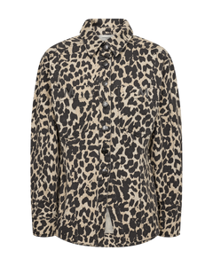 CMLEORA - DENIMSKJORTE I LEOPARD
