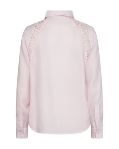 CMMOLLY - SKJORTE MED BLONDER I ROSA