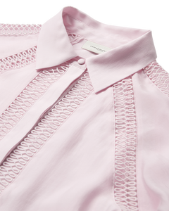 CMMOLLY - SKJORTE MED BLONDER I ROSA