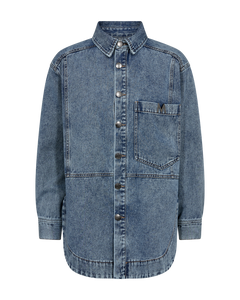 CMJEYCCE - DENIM SKJORTE I BLÅ