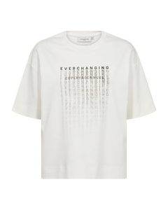CMMUSE - T-SHIRT I HVID