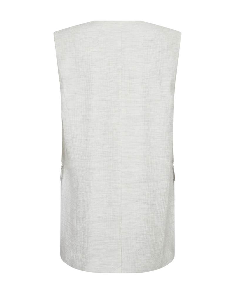 CMBRIE - LANG VEST I HVID