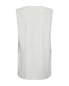 CMBRIE - LANG VEST I HVID