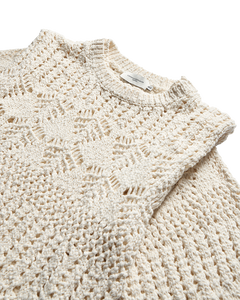 CMMILA - STRIKKET PULLOVER I RÅHVID