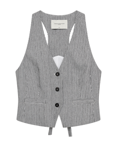CMEMILY - VEST I SORT OG HVID
