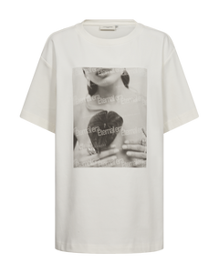 CMMUSE - T-SHIRT I HVID