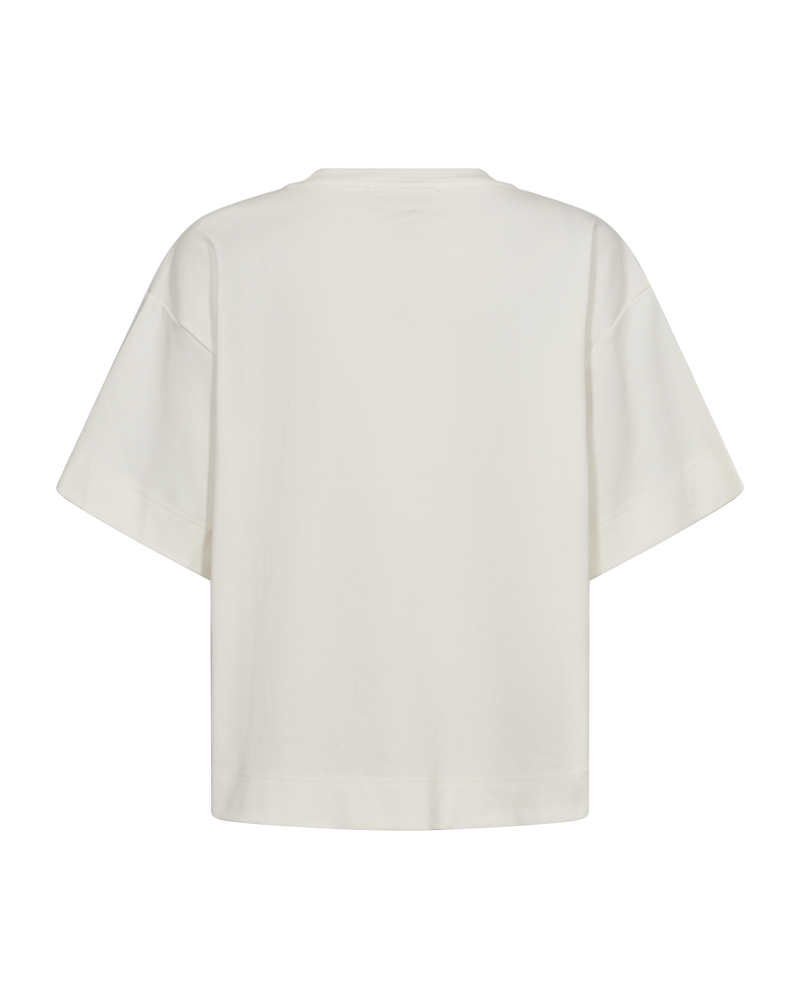 CMMUSE - T-SHIRT I HVID
