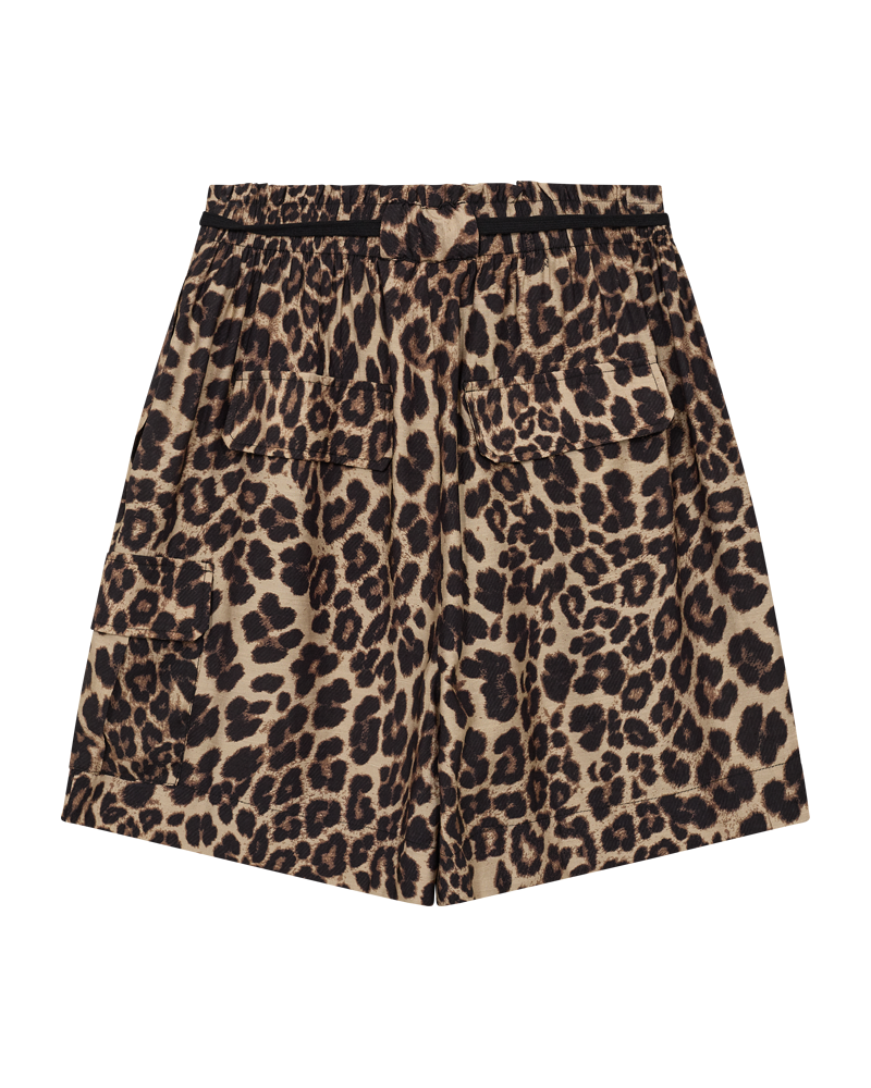 CMGABBY - SHORTS I SORT OG BEIGE