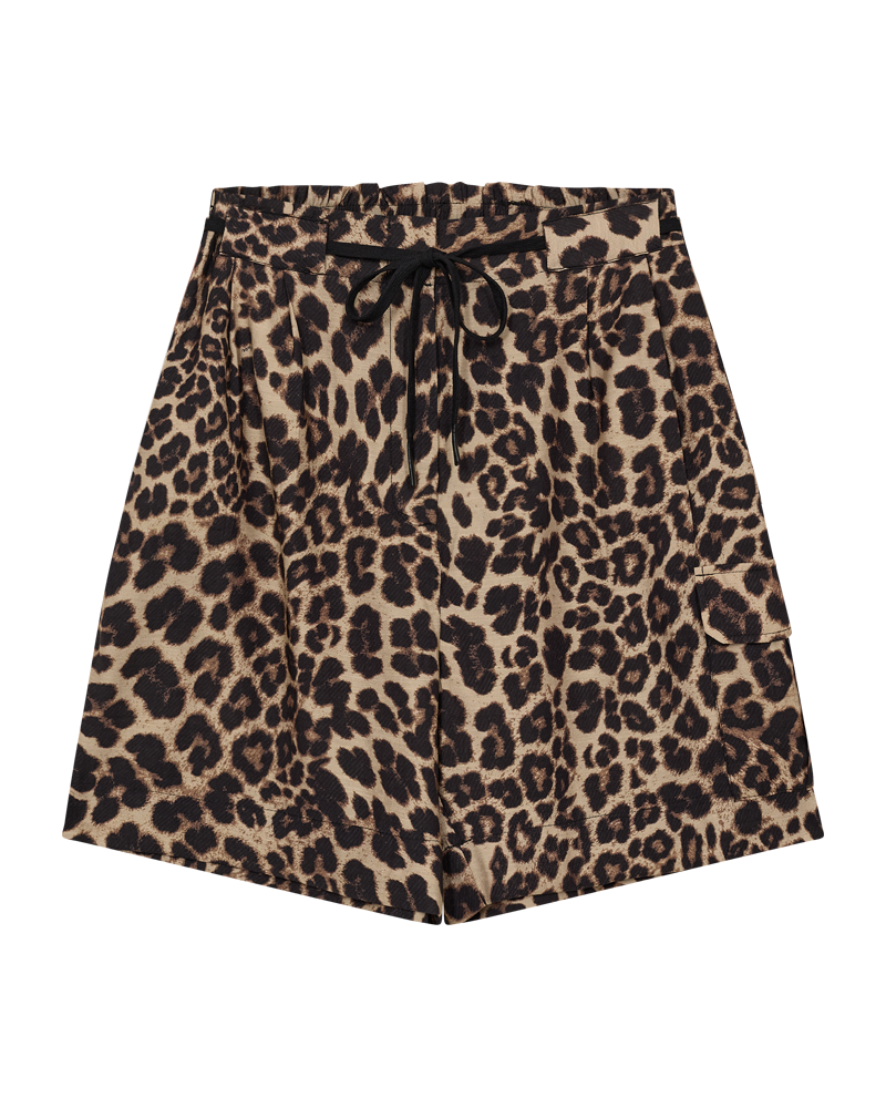 CMGABBY - SHORTS I SORT OG BEIGE