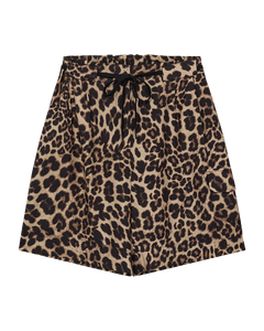 CMGABBY - SHORTS I SORT OG BEIGE