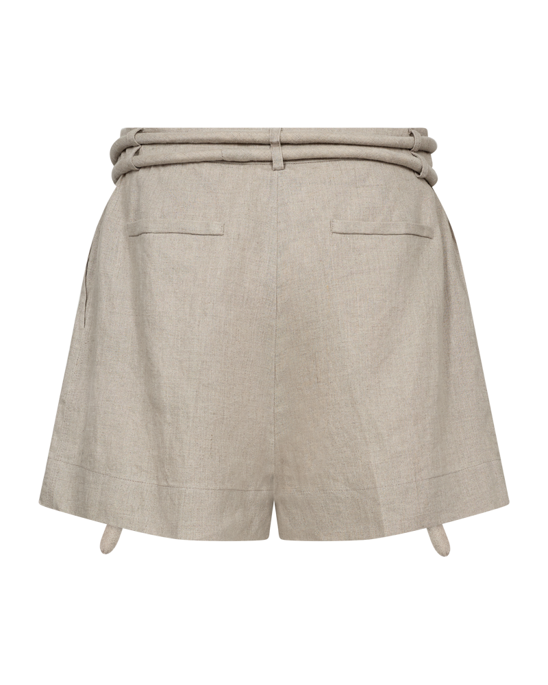 CMNATULI - SHORTS MED SNØRREDETALJE I BEIGE
