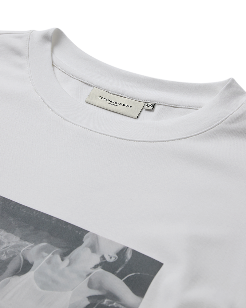 CMMUSE - T-SHIRT I HVID