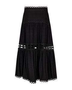 CMASLEAH - NEDERDEL MED CUT-AND-SEW BLONDER I SORT