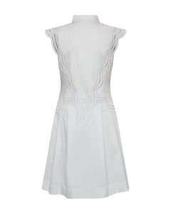 CMSHIRLEY - SKJORTEKJOLE MED CUT-AND-SEW BLONDER I HVID