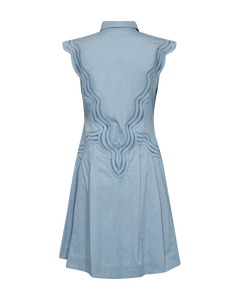 CMSHIRLEY - SKJORTEKJOLE MED CUT-AND-SEW BLONDER I BLÅ