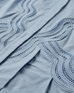 CMSHIRLEY - SKJORTEKJOLE MED CUT-AND-SEW BLONDER I BLÅ